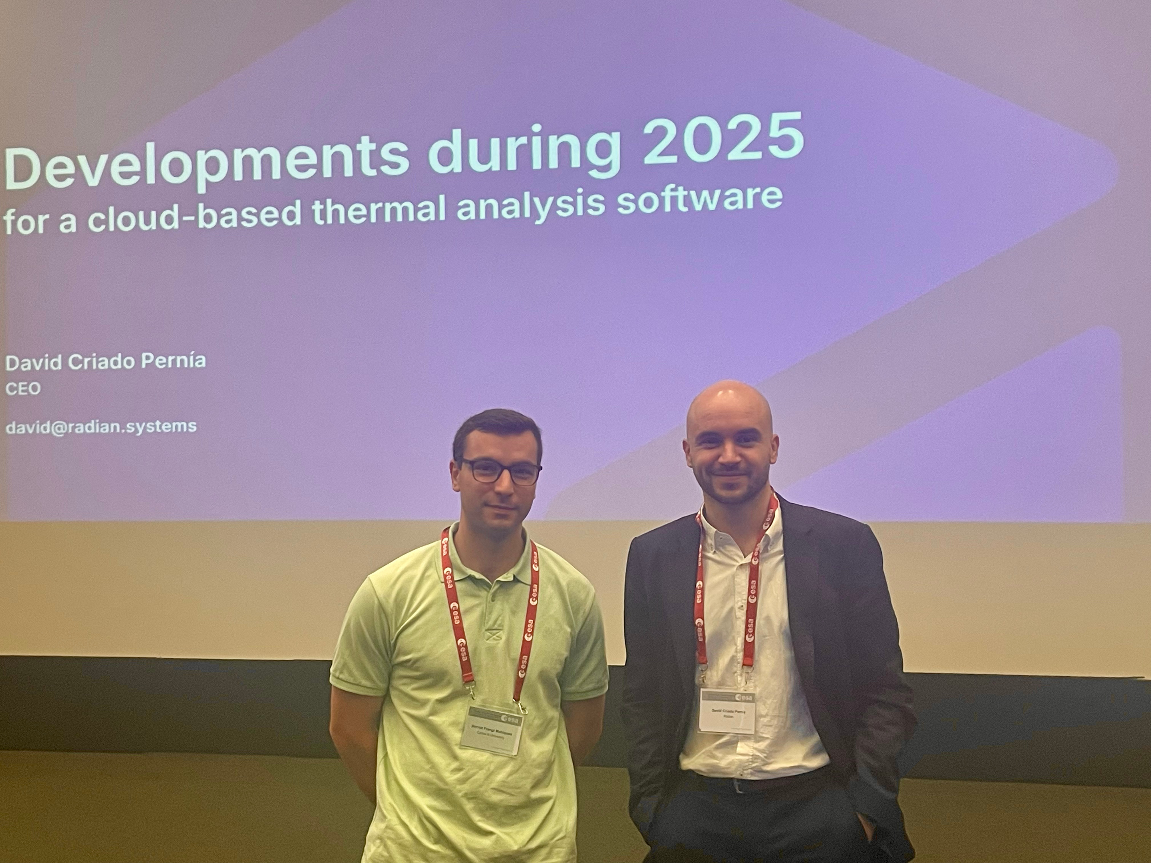 Radian Connecting and Presenting at ESTEW 2025