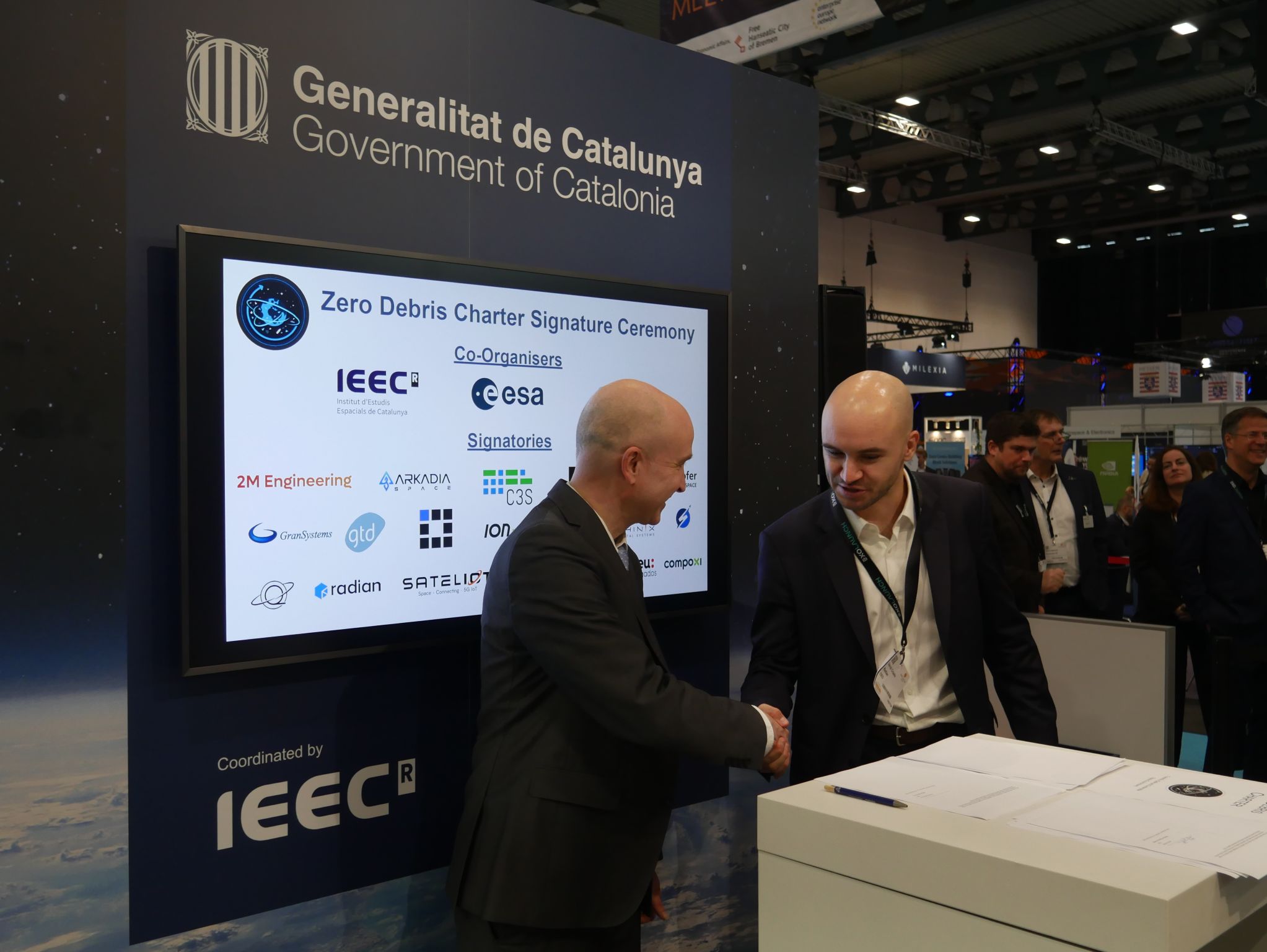 Radian signs the Zero Debris Charter at Space Tech Expo Europe 2025